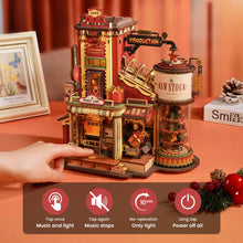 Load image into Gallery viewer, Robotime ROKR Christmas Dream Gift Factory Wooden Music Box EAB01