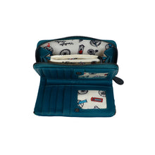 Load image into Gallery viewer, Vendula Between the Covers Bookbinders Medium Ziparound Wallet