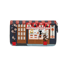 Load image into Gallery viewer, Vendula Sushi - Blue Edition Large Ziparound Wallet
