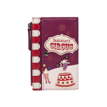 Load image into Gallery viewer, Vendula Skelecat's Travelling Ghost Circus Compact Folding Wallet