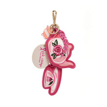 Load image into Gallery viewer, Vendula Perfectly Pink Afternoon Tea Bus Key Charm