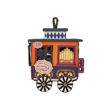 Load image into Gallery viewer, Vendula Skelecat's Travelling Ghost Circus Train Carriage Coin Purse