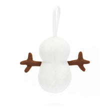 Load image into Gallery viewer, Jellycat Christmas Festive Folly Snowman 15cm