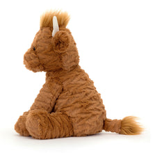 Load image into Gallery viewer, Jellycat Fuddlewuddle Highland Cow 23cm