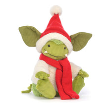 Load image into Gallery viewer, Jellycat Christmas Grizzo Gremlin 27cm