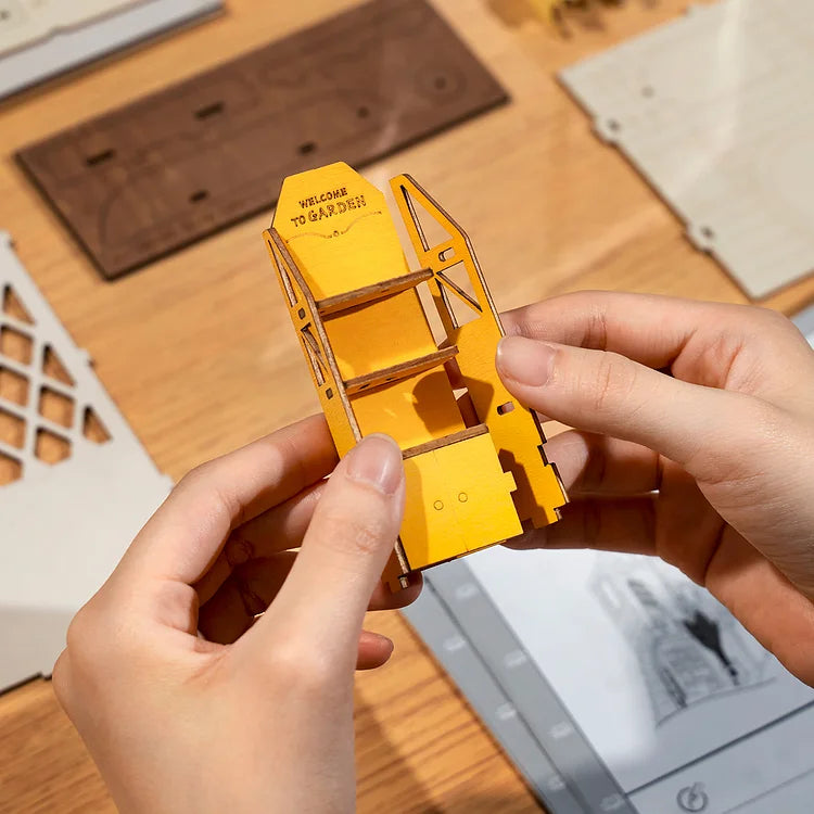 Robotime Rolife DIY Book Nook Garden House TGB06