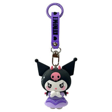 Load image into Gallery viewer, Hello Kitty and Friends -Kuromi & My Melody Angel & Devil Collector Figurine Bag Clips