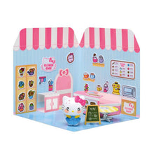 Load image into Gallery viewer, Hello Kitty and Friends Sticker House Hello Kitty Flower Cafe 20.5cm