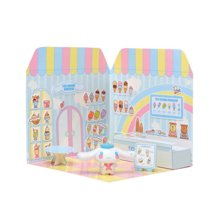 Hello Kitty and Friends Sticker House Cinnamoroll Ice Cream Parlour 20.5cm
