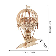 Load image into Gallery viewer, Robotime Classical 3D Wooden Hot Air Balloon