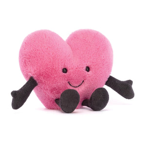 Jellycat Amuseable Hot Pink Heart Large 17cm