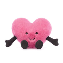 Load image into Gallery viewer, Jellycat Amuseable Hot Pink Heart Little 11cm