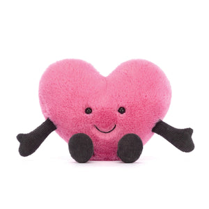 Jellycat Amuseable Hot Pink Heart Little 11cm