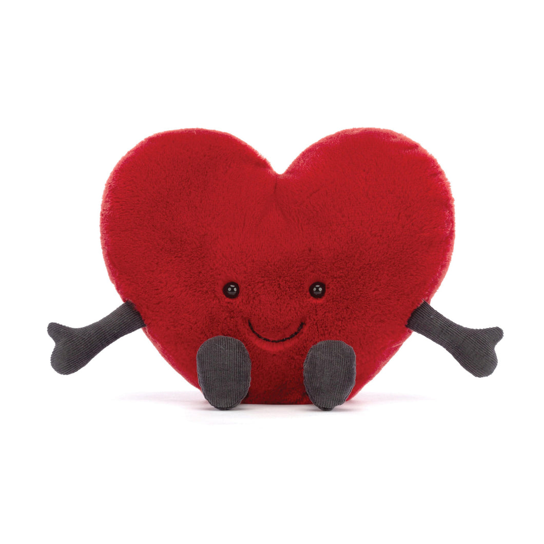 Jellycat Amuseable Red Heart Large 17cm