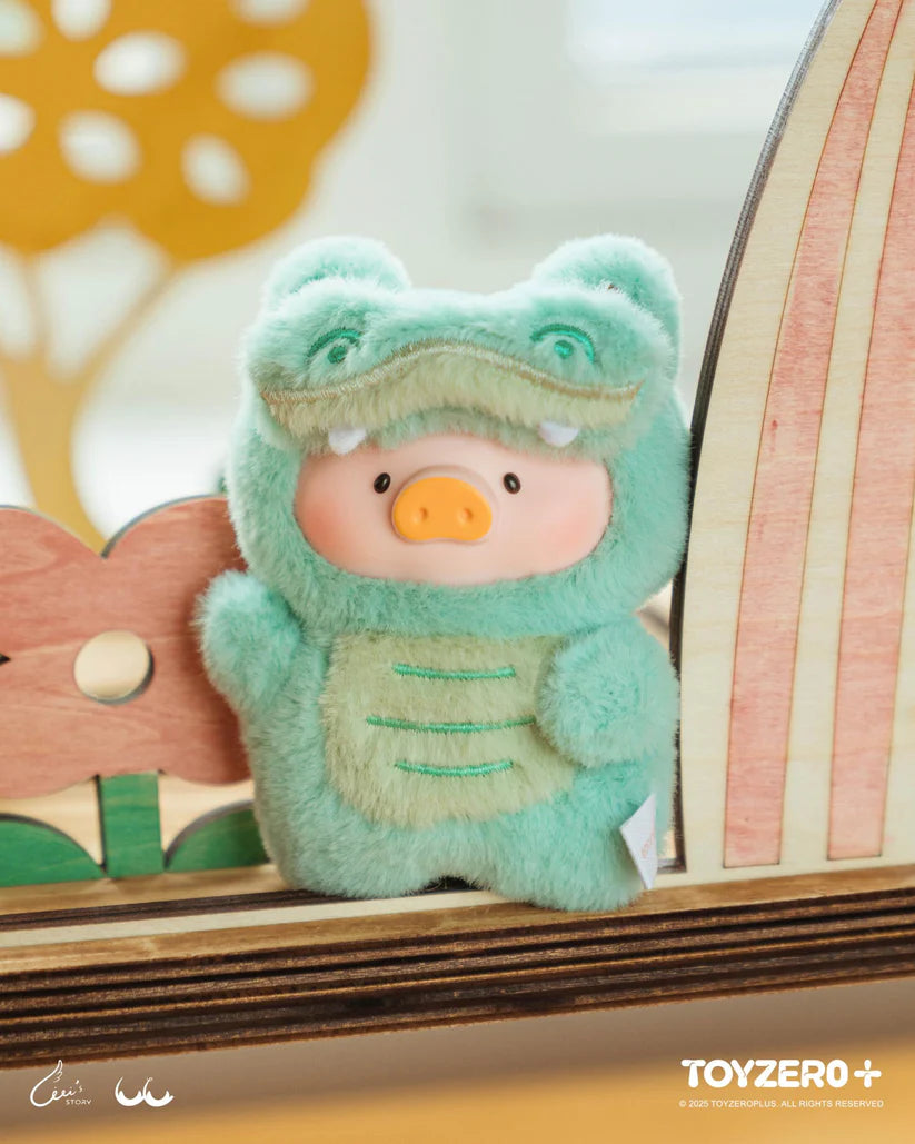 Lulu the Piggy Animal Party - Puppet Show PVC Face Plush Keychain Blind Box