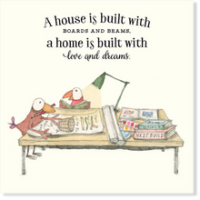 Load image into Gallery viewer, Affirmations - Twigseeds - New Home Card - A house is built K168