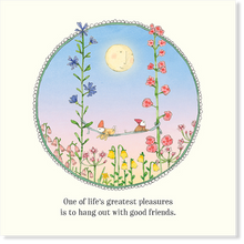 Load image into Gallery viewer, Affirmations - Twigseeds Friendship Card - One of life's greatest pleasures - K271
