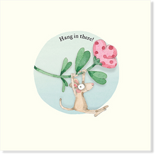 Load image into Gallery viewer, Affirmations - Twigseeds Get Well Card - Hang in There - K308