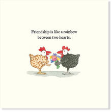 Load image into Gallery viewer, Affirmations - Twigseeds Friendship Card - Between two hearts - K316