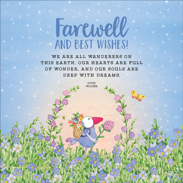 Affirmations - Twigseeds Farewell Card - Farewell and best wishes! - K347