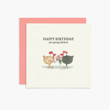 Load image into Gallery viewer, Affirmations - Twigseeds Birthday Card - Spring Chicken K369