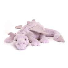 Load image into Gallery viewer, Jellycat Lavender Dragon Huge 66cm