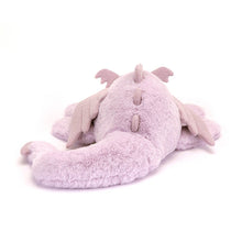 Load image into Gallery viewer, Jellycat Lavender Dragon Huge 66cm
