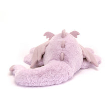 Load image into Gallery viewer, Jellycat Lavender Dragon Huge 66cm