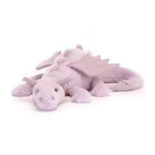 Load image into Gallery viewer, Jellycat Lavender Dragon Little 28cm