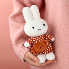 Load image into Gallery viewer, Miffy Soft Toy: Polka Dot Dress With Boris Bag Plush 24cm