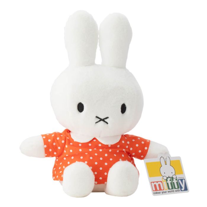 Miffy with Orange Spot Dress Soft Toy 29cm