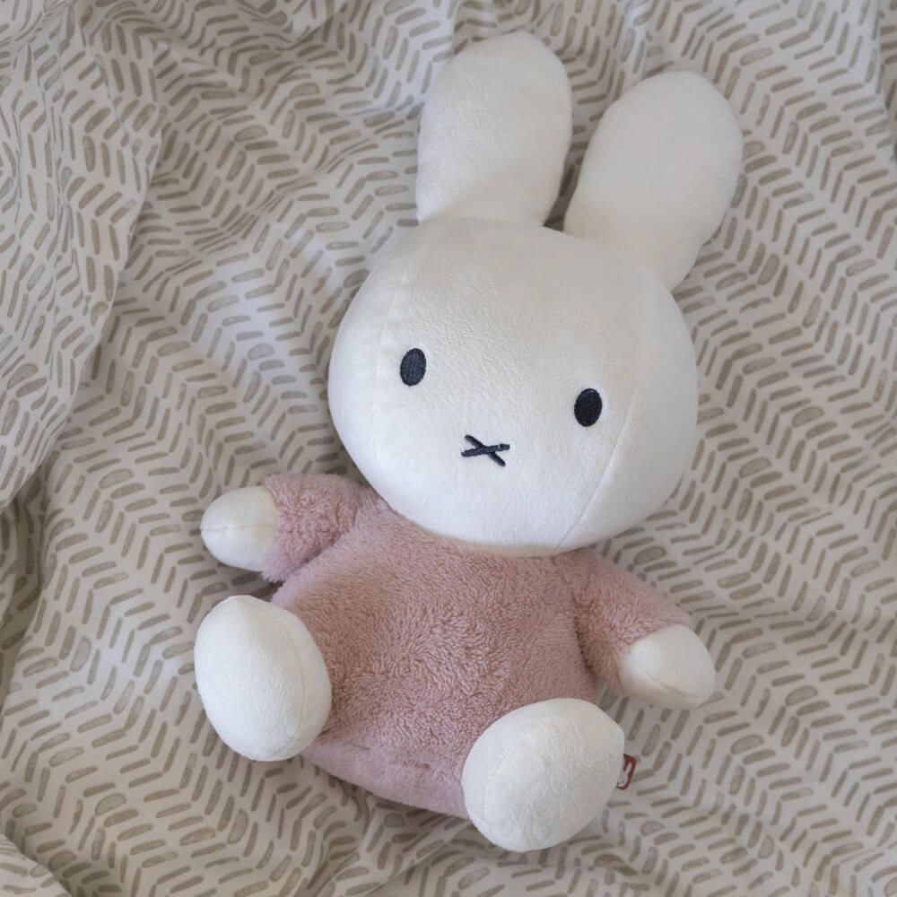 Miffy & Friends Miffy Fluffy Cuddle Pink Large 35cm