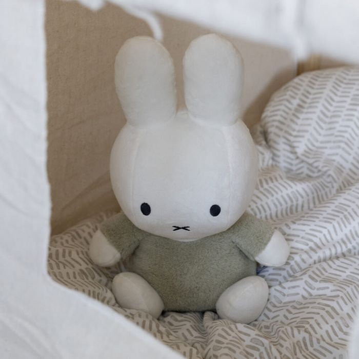 Miffy & Friends Miffy Fluffy Cuddle Green Large 35cm