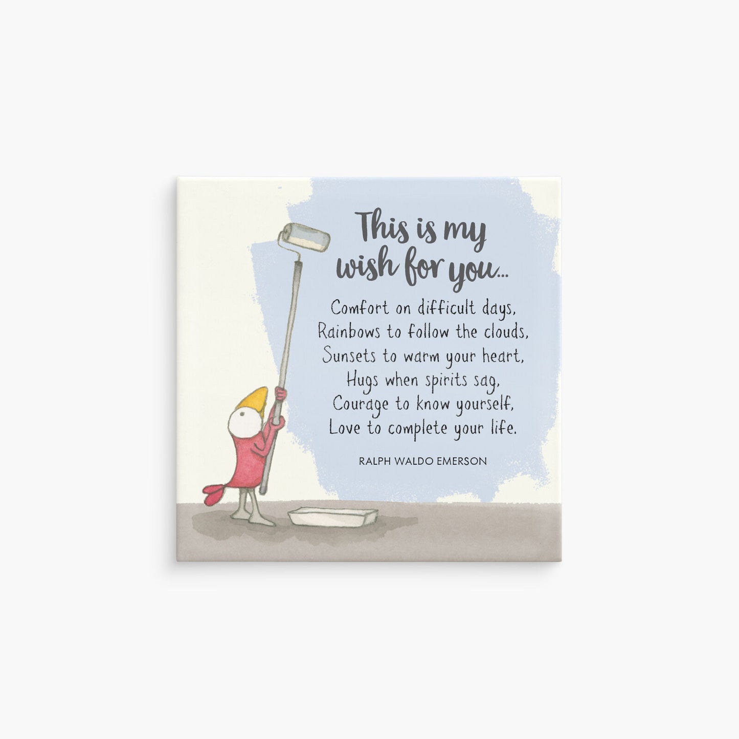 Twigseeds Magnet - This is my wish for you... Comfort on difficult days, Rainbows to follow the cloud