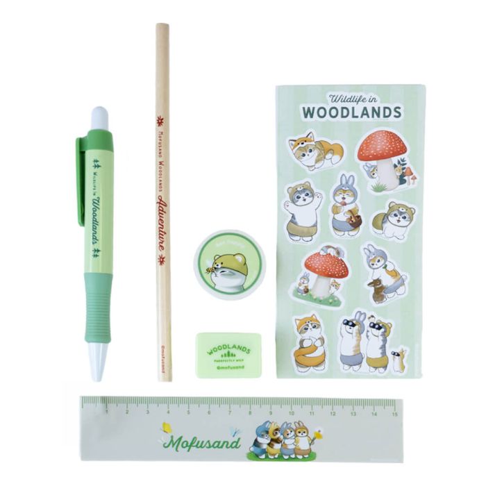 Mofusand Woodlands PVC Stationary Set