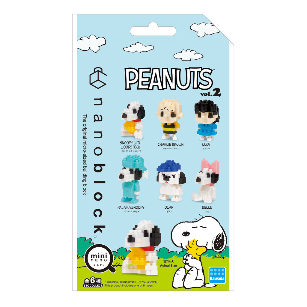 MININANO Peanuts Vol. 2 (6 Designs) Box