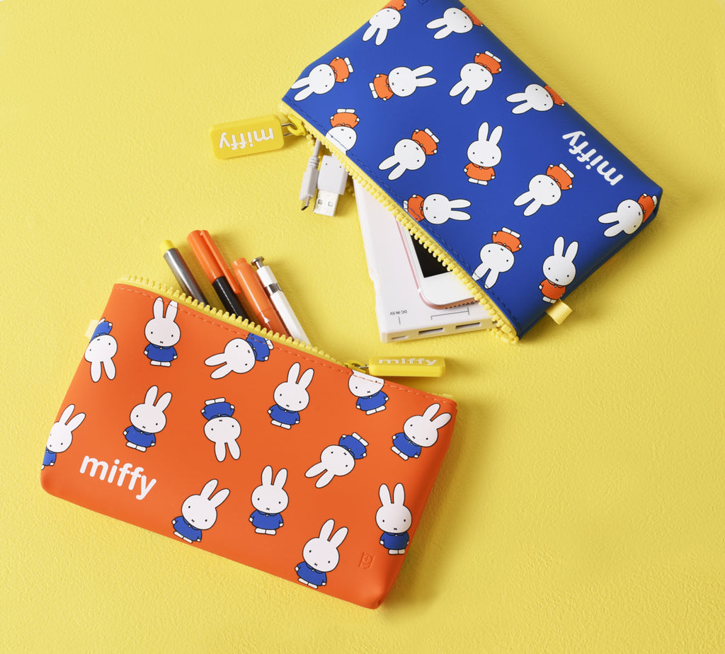 NUU Miffy Blue Zipper Pouch