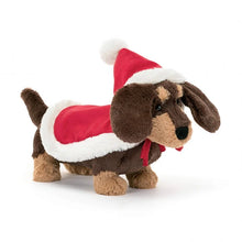 Load image into Gallery viewer, Jellycat Winter Warmer Otto Sausage Dog 15cm