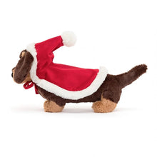 Load image into Gallery viewer, Jellycat Winter Warmer Otto Sausage Dog 15cm