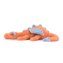 Load image into Gallery viewer, Jellycat Persimmon Snow Dragon 50cm