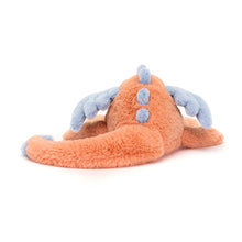 Load image into Gallery viewer, Jellycat Persimmon Snow Dragon 50cm