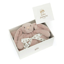 Load image into Gallery viewer, Jellycat Blankie Bashful Luxe Bunny Rosa 56cm