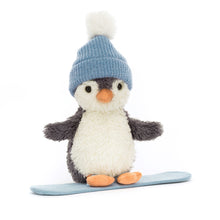Load image into Gallery viewer, Jellycat Peanut Penguin Snowboarding 11cm