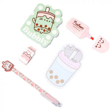 Load image into Gallery viewer, Pusheen Sips: Stationary set in plastic cup