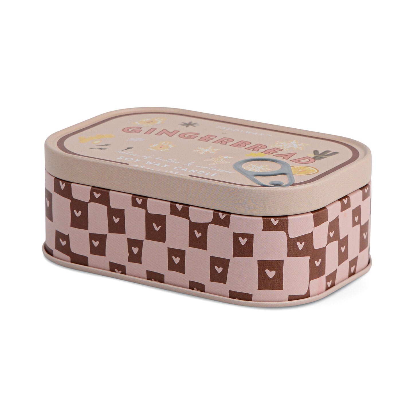Paddywax Bistro OZ Printed Tin Candle- Gingerbread 127g