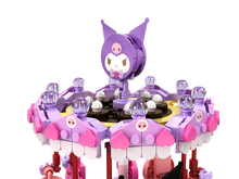 Load image into Gallery viewer, Hello Kitty - YuMe Blocks Summer Wunderland- Kuromi Swing Ride