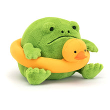 Load image into Gallery viewer, Jellycat Ricky Rain Frog Rubber Ring 18cm