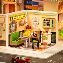 Load image into Gallery viewer, Robotime Rolife Hong Kong Bites Cafe Super Creator Miniature House DW021