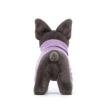 Load image into Gallery viewer, Jellycat Sweater French Bulldog Purple 19cm