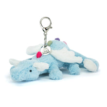 Load image into Gallery viewer, Jellycat Sky Dragon Bag Charm 12cm